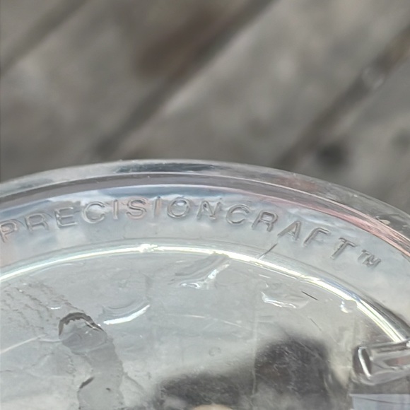 Vintage A&W Root Beer Mug Clear Plastic w/ light wear - Picture 5 of 7